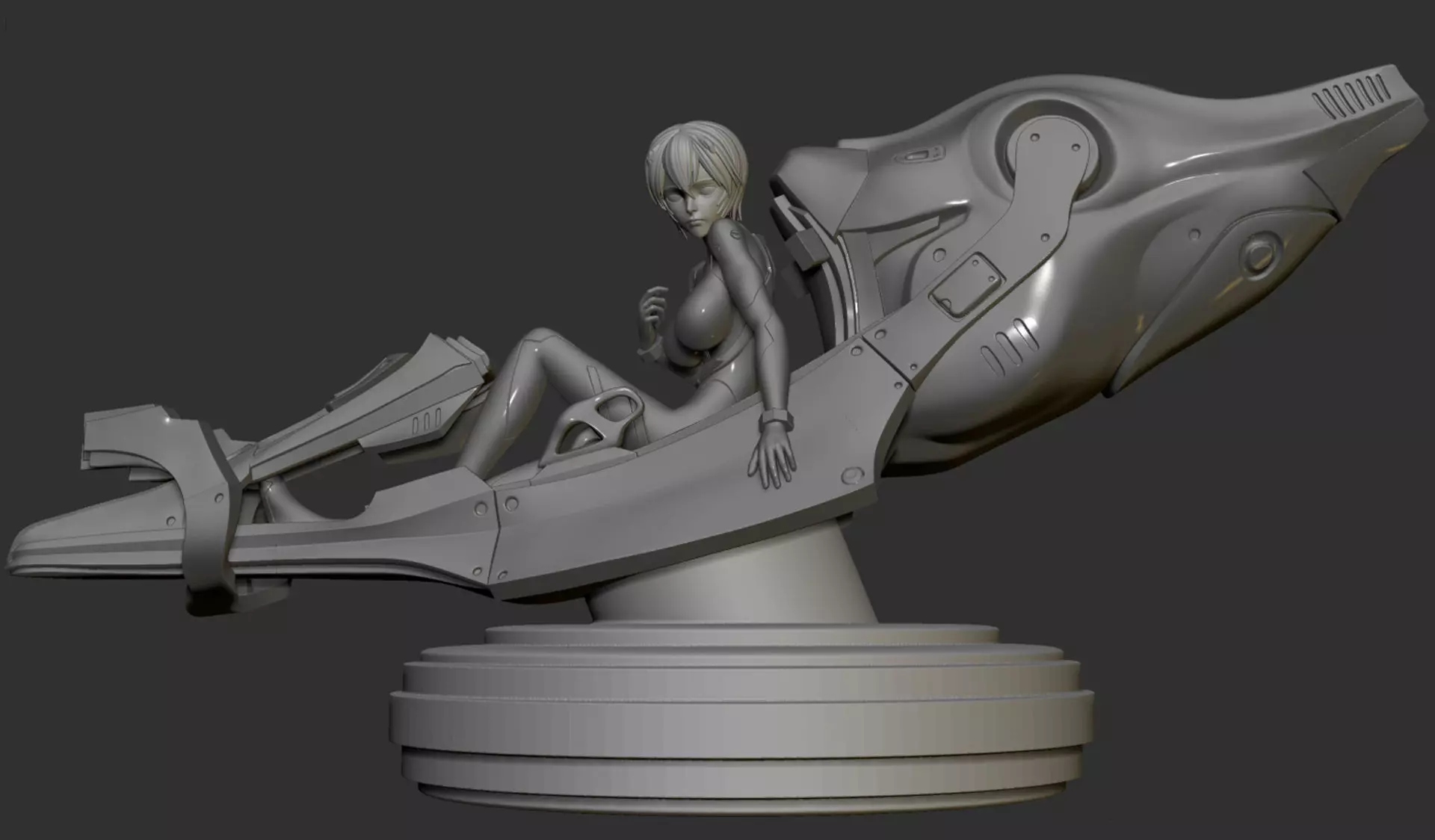 Rei - Evangelion 3D print model_0