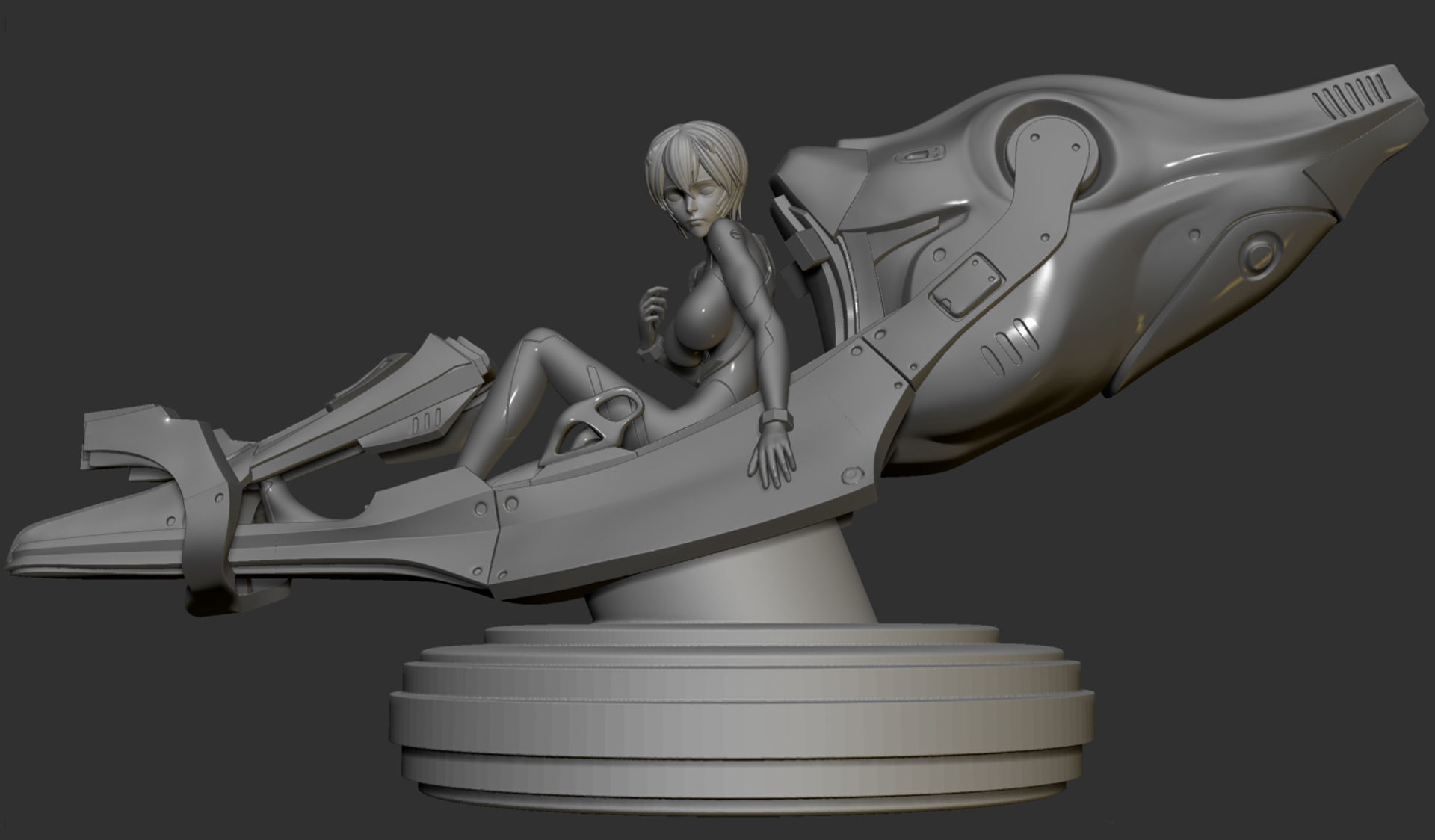 Rei - Evangelion 3D print model_14
