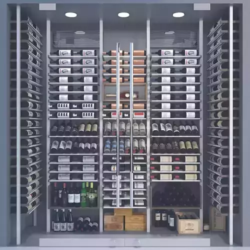 Wine Cabinet 4 3D model