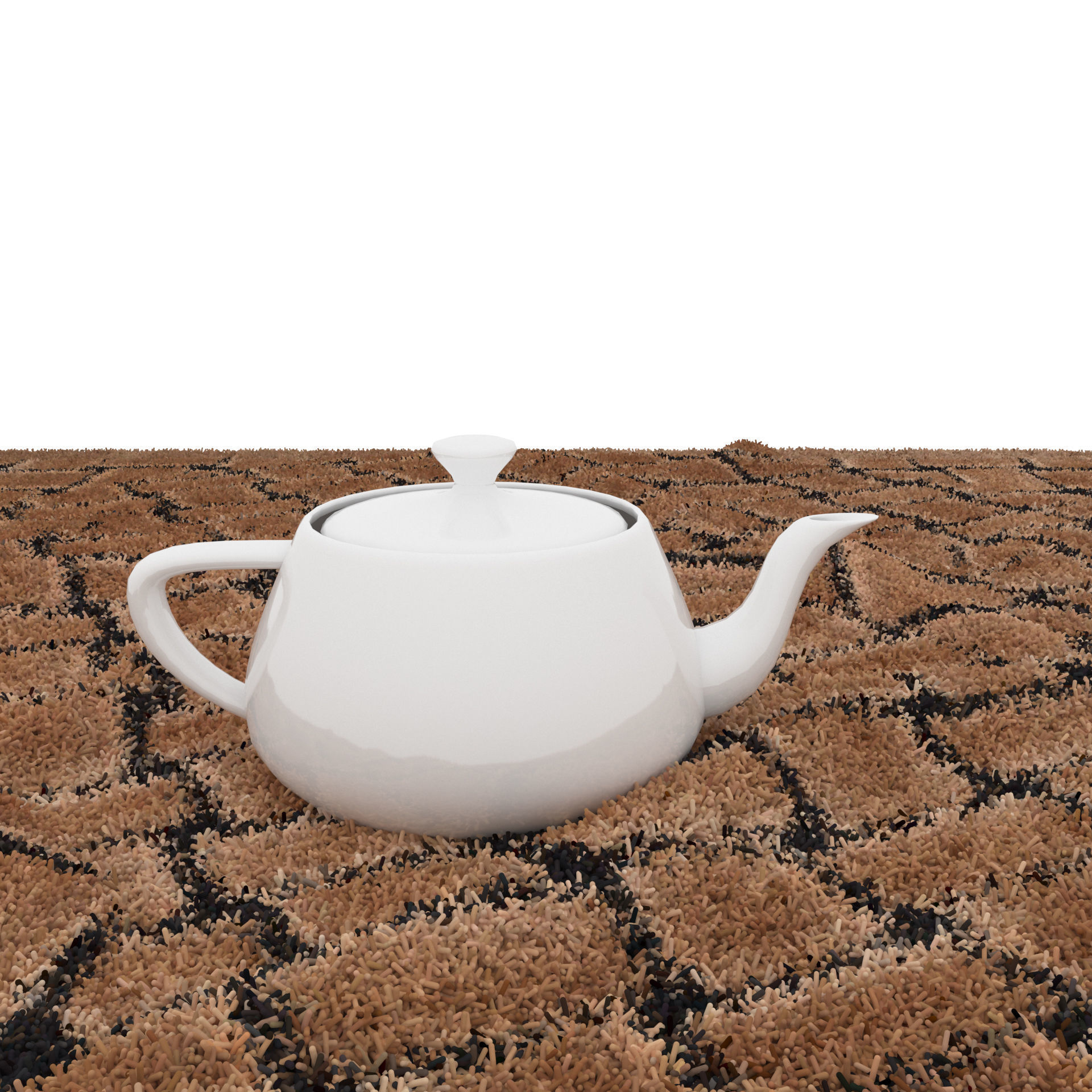Rugs No 135 Low-poly 3D model_7