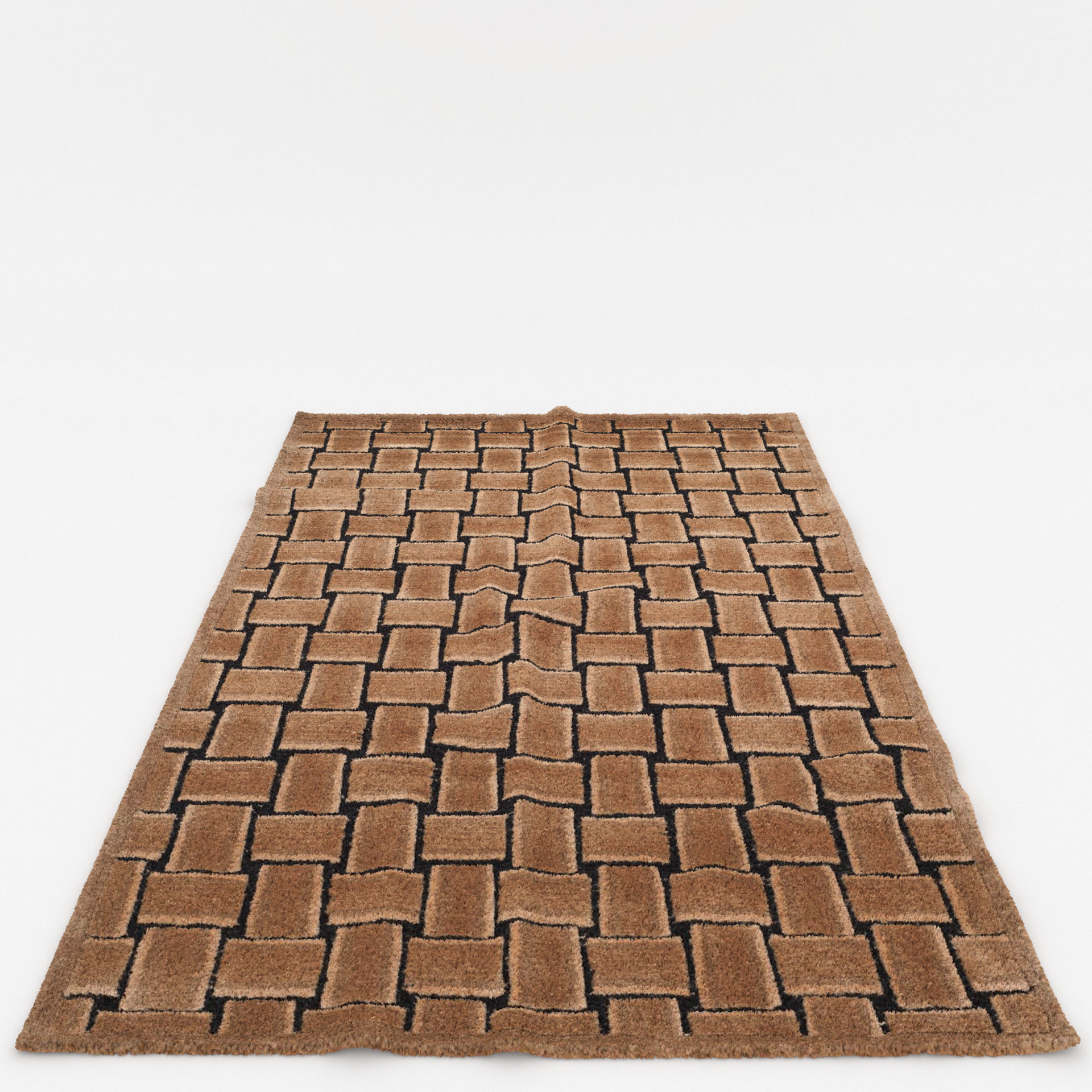 Rugs No 135 Low-poly 3D model_6