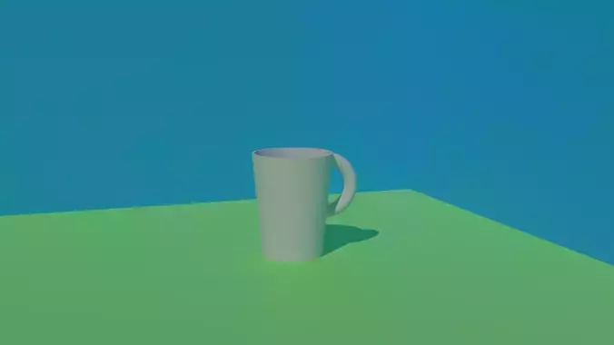 Lowpoly simple cup