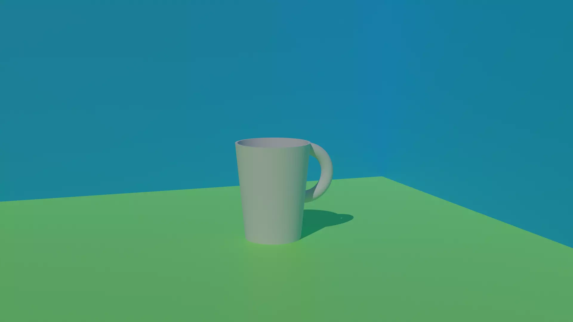 Lowpoly simple cup Free 3D model_0