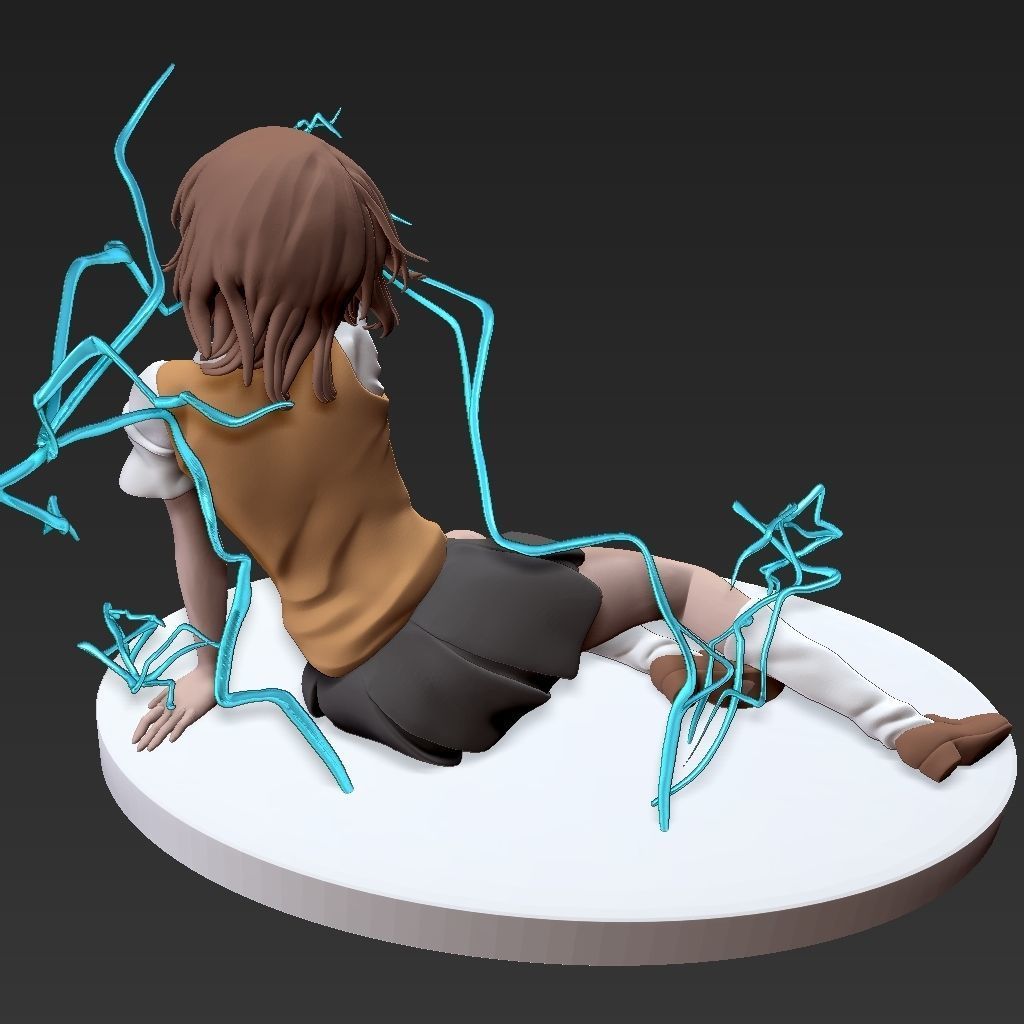 Hotgirl Mikoto Misaka - NSFW - To Aru Majutsu 3D print model_2