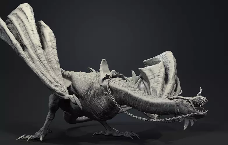 Fell Beast 3D print model_0