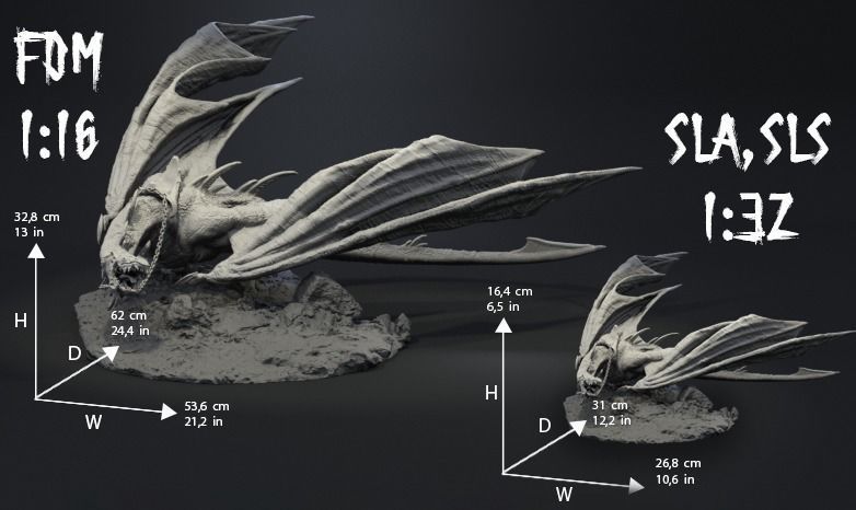 Fell Beast 3D print model_2