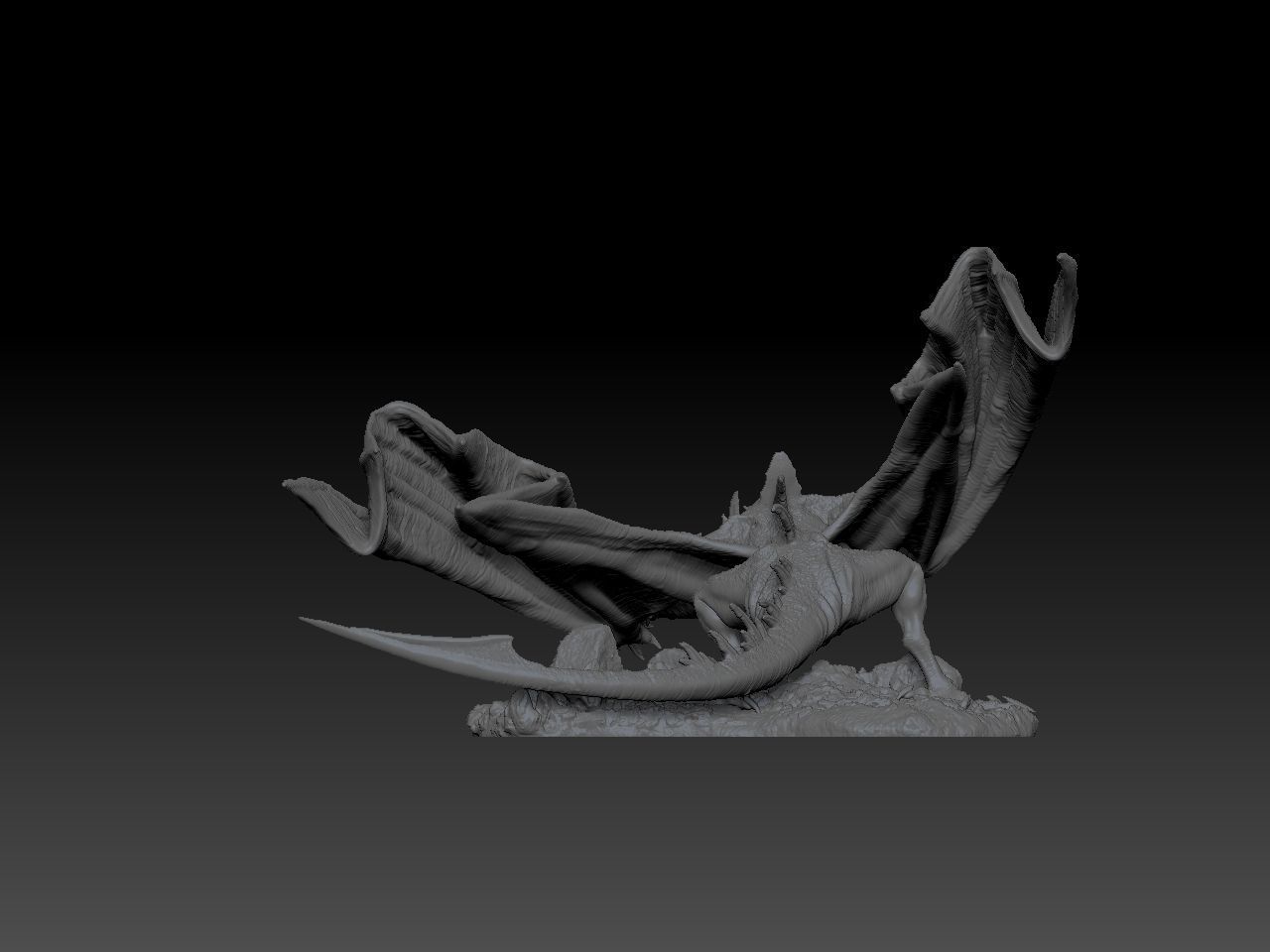 Fell Beast 3D print model_7