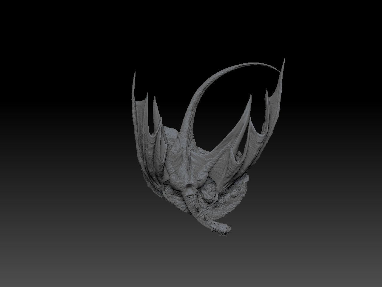 Fell Beast 3D print model_5