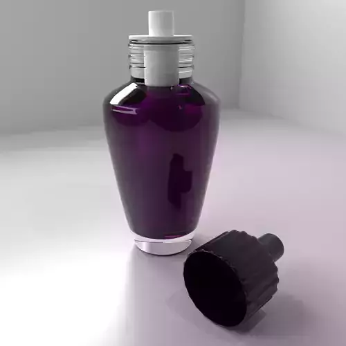 Air Freshener Bulb Unscrew Cap with Purple Liquid