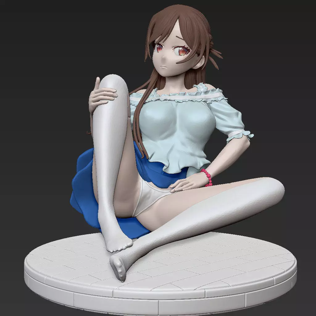 Hotgirl Chizuru Mizuhara - NSFW - Rent A Girlfriend 3D print model_0