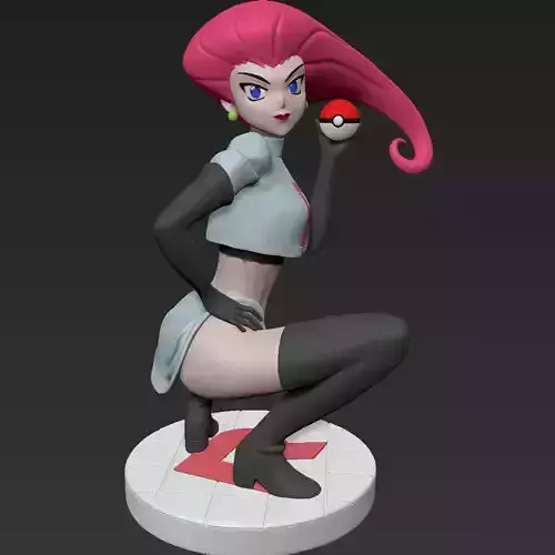 Hotgirl Jessie - NSFW - Pokemon 3D print model