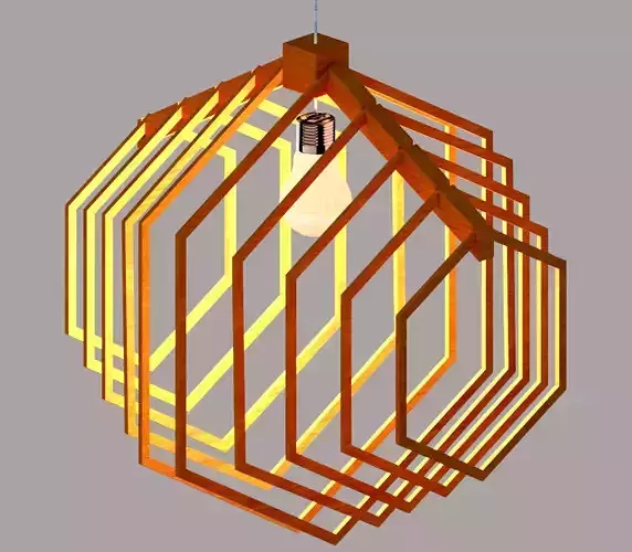 Lamp shade 3D print model 3D 3D model