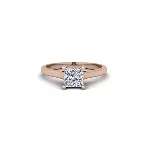 Princess Engagement Ring 3d Model 