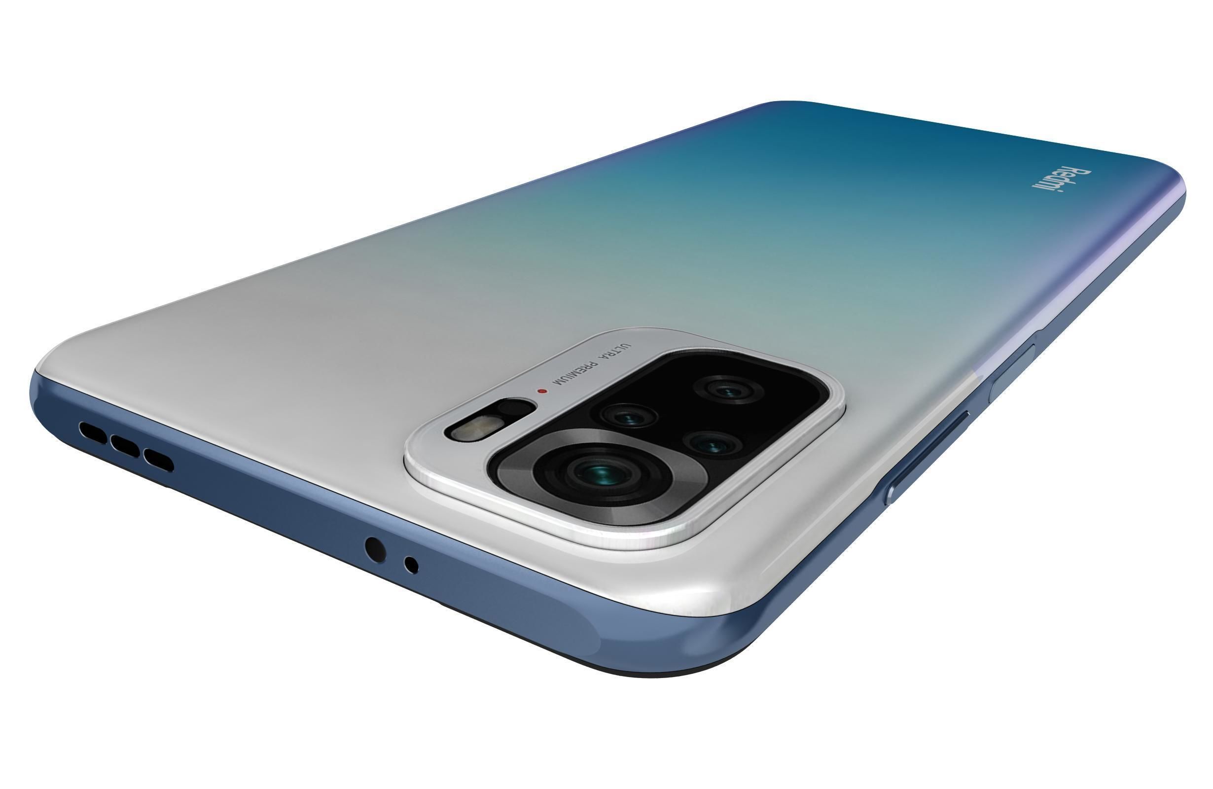 Xiaomi Redmi Note 10S Blue 3D model_15