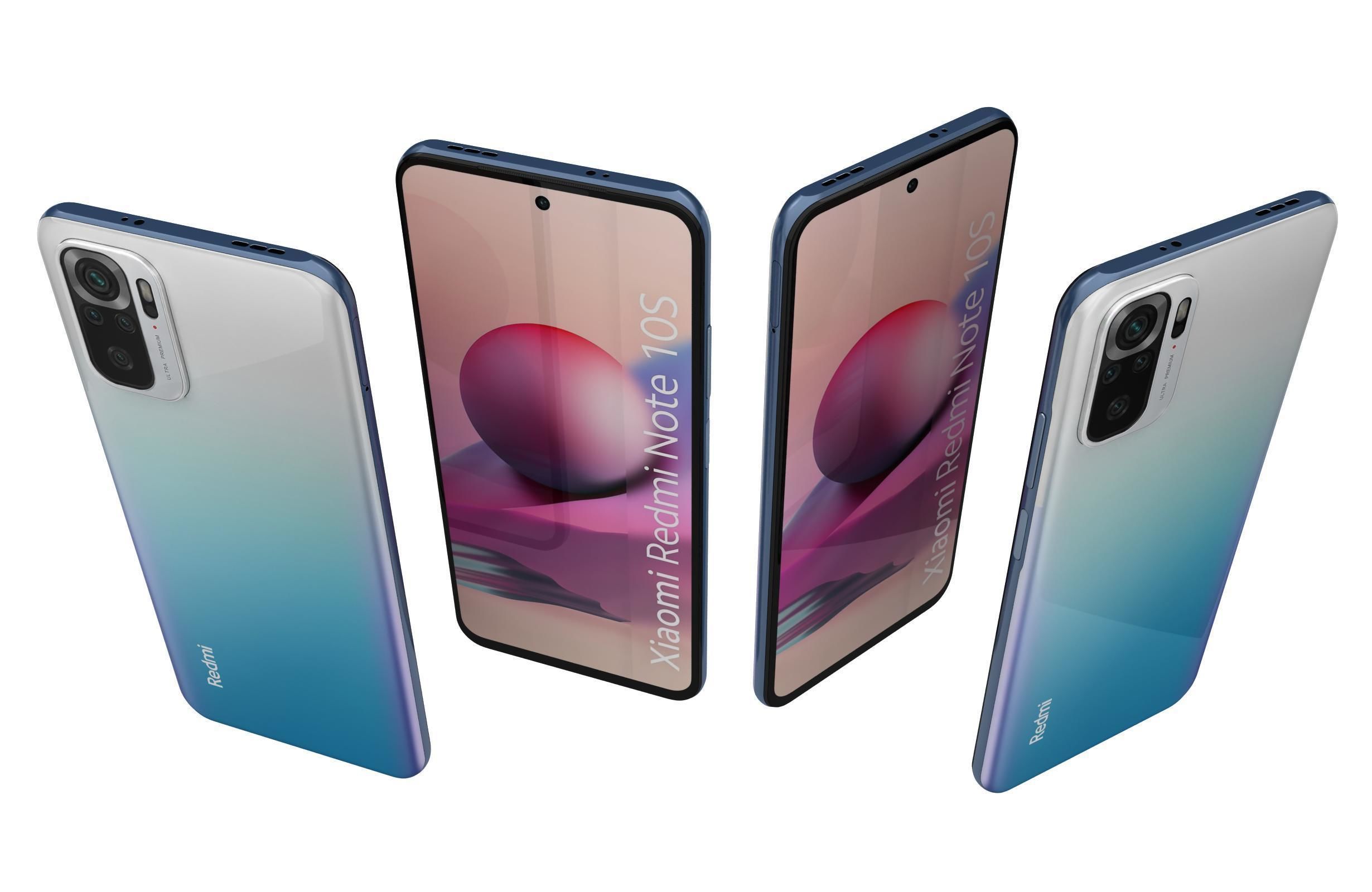 Xiaomi Redmi Note 10S Blue 3D model_5