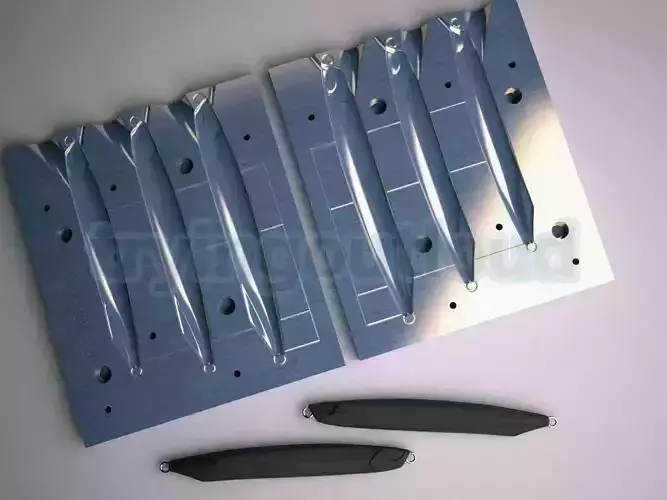 80-100-120 GR DMETAL SUPER SLIM Metal Jig Mold 