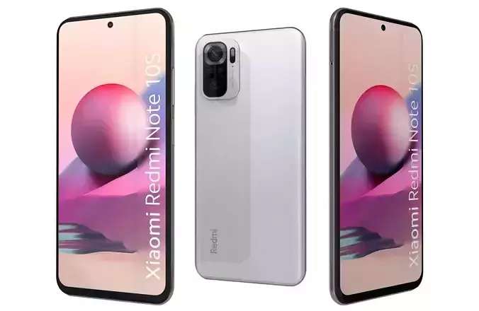 Xiaomi Redmi Note 10S White 3D model