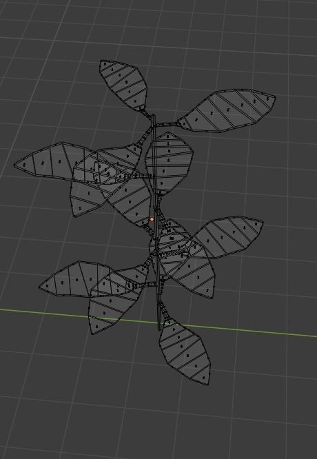 Simple Plant Free low-poly 3D model_3