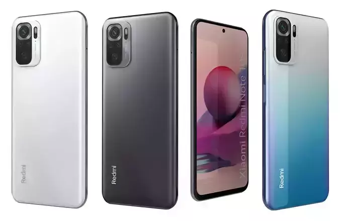 Xiaomi Redmi Note 10S All Colors 3D model