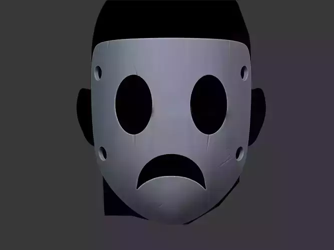 High Rise Invasion Miko Sniper Mask Cosplay