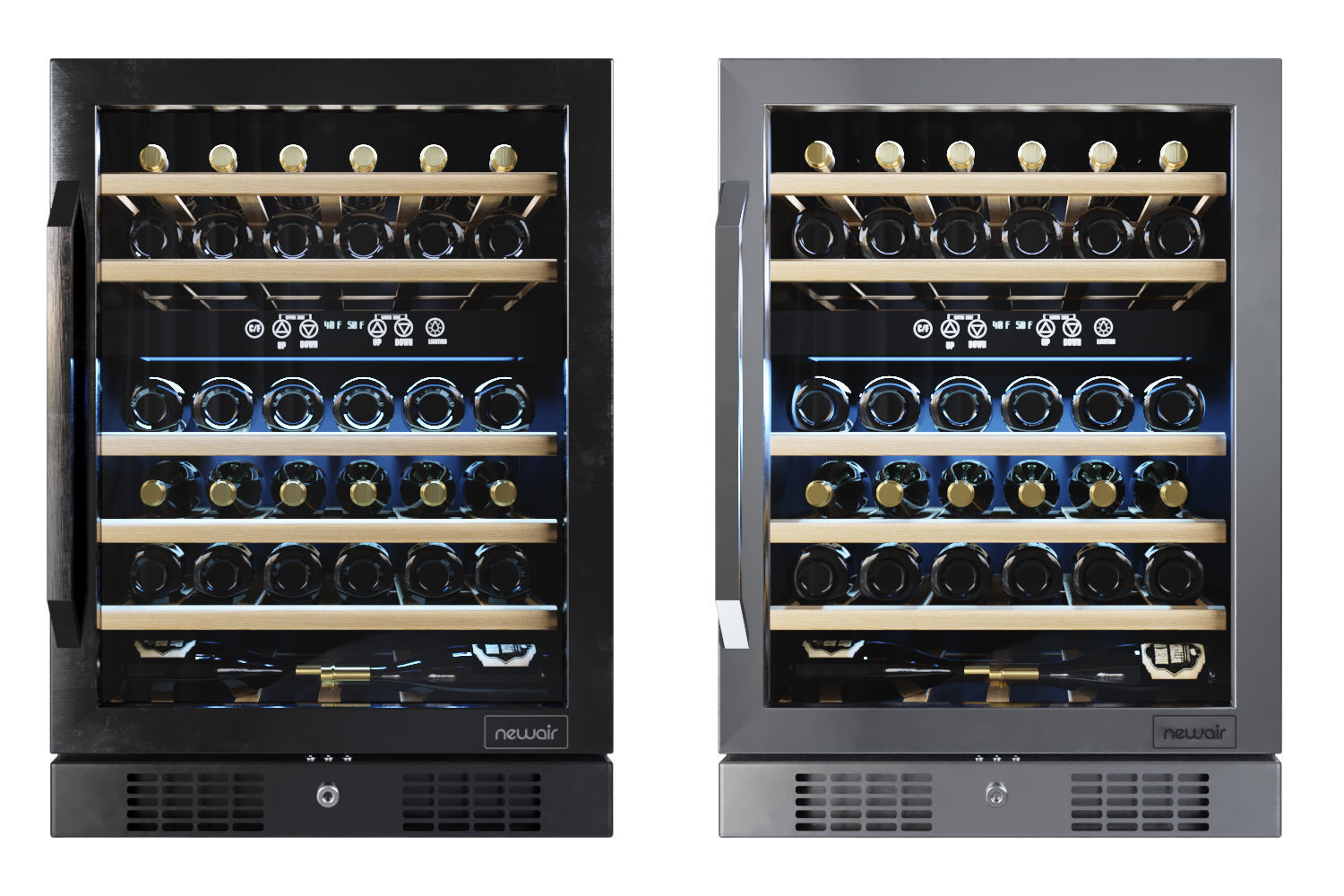Newair wine cooler cabinet Low-poly 3D model_6
