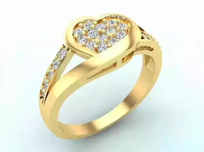 Heart Ring - Diamond Rings - Womens Rings