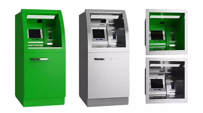 Atm Machine BLENDER 3D Model Cycles