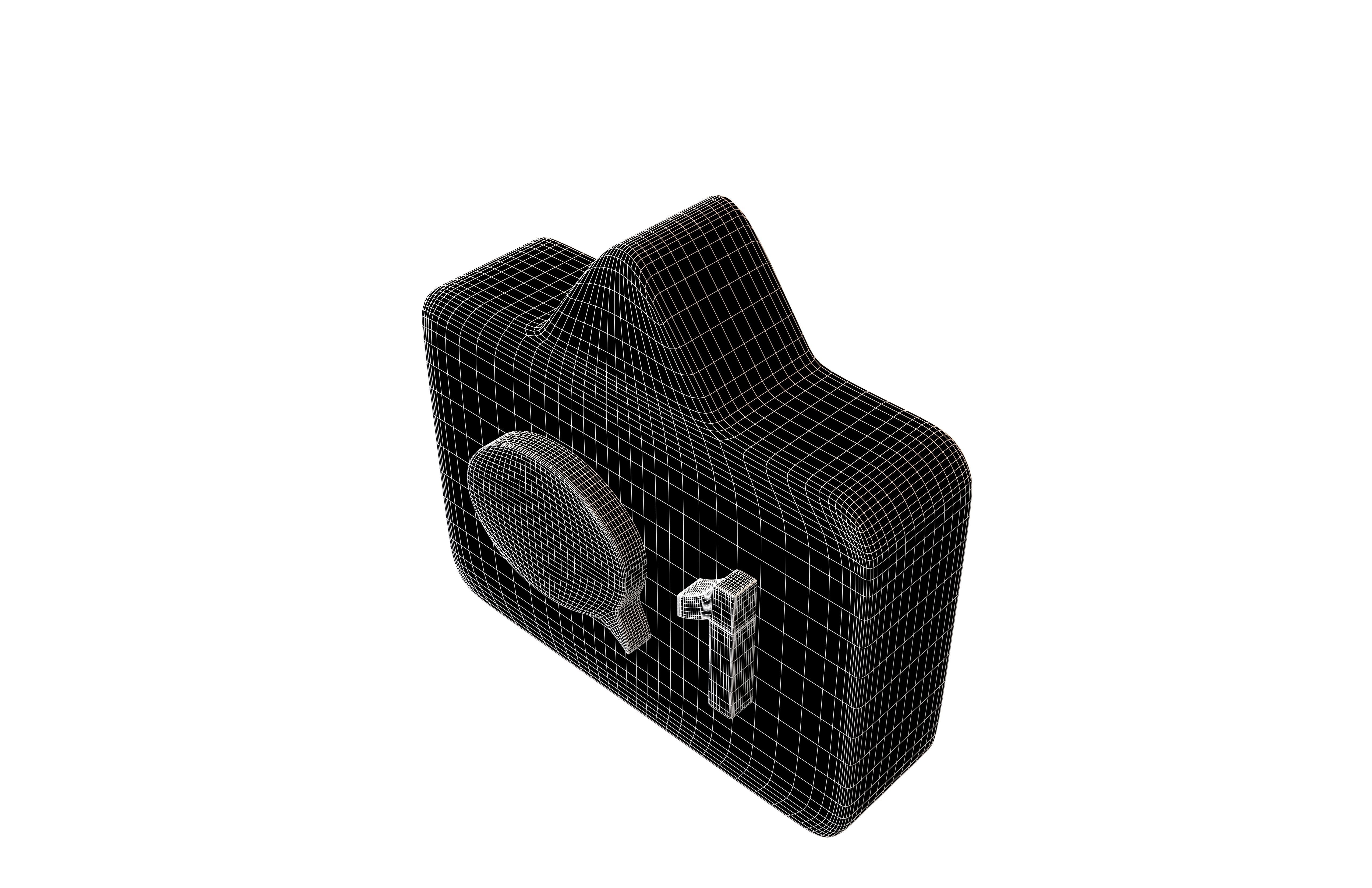 Socail Media Comment v2 001 Low-poly 3D model_5