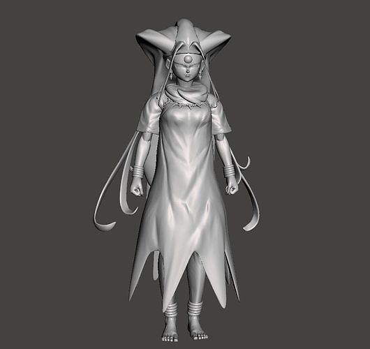 Oceanus Shenron Human form 3D Model 3D print model