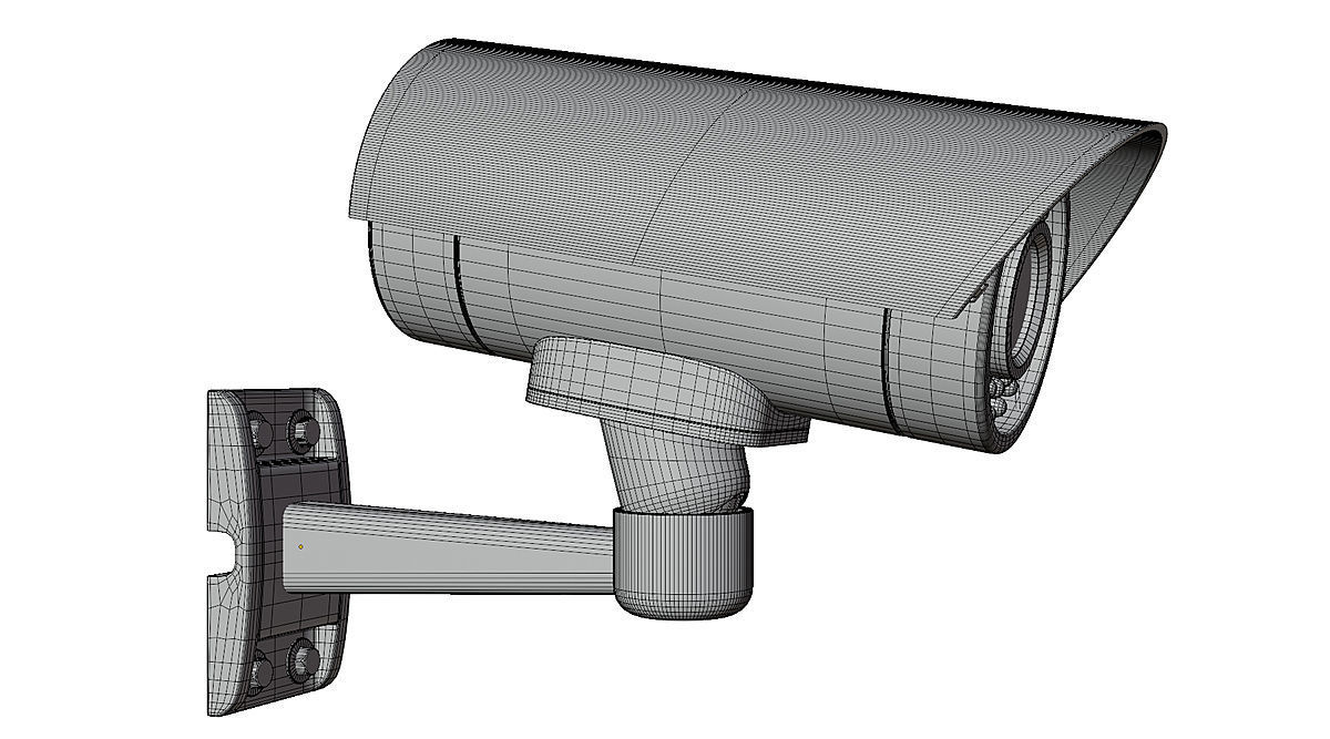 Cctv Camera BLENDER 3D Model Cycles 3D model_4