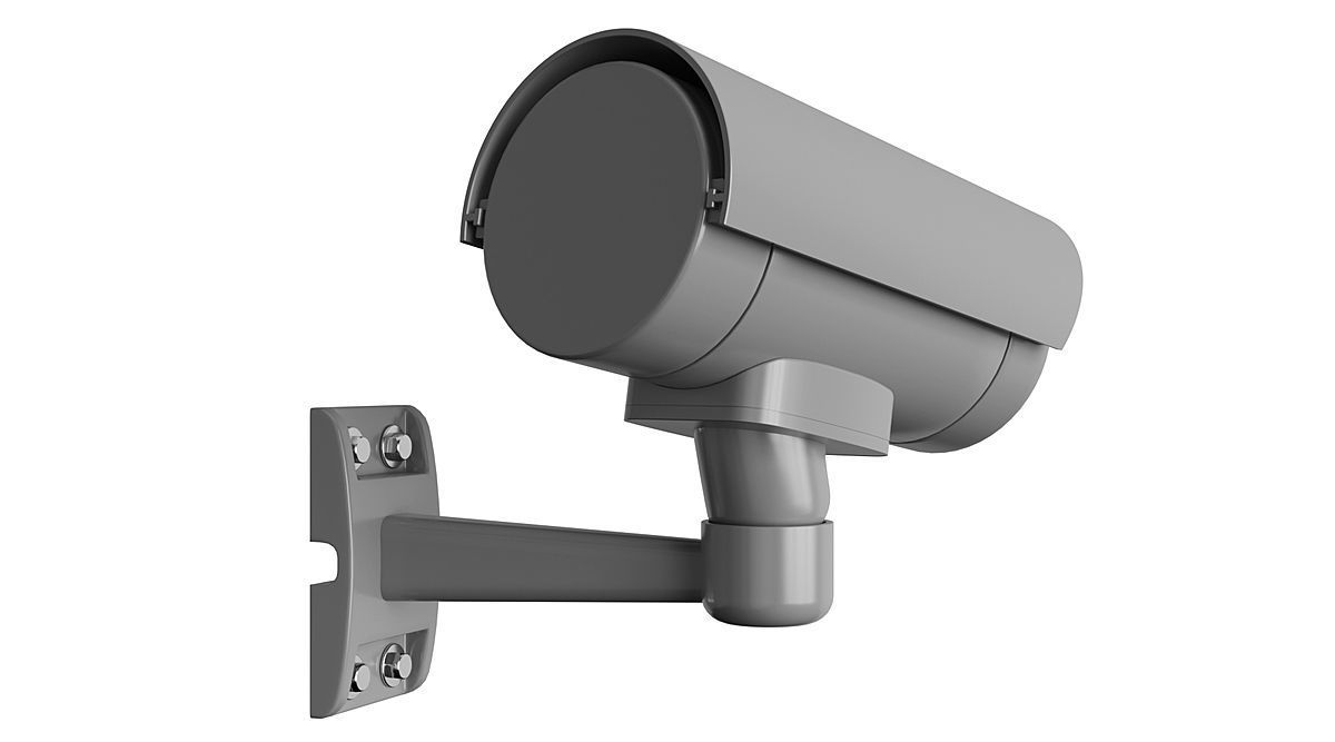 Cctv Camera BLENDER 3D Model Cycles 3D model_1