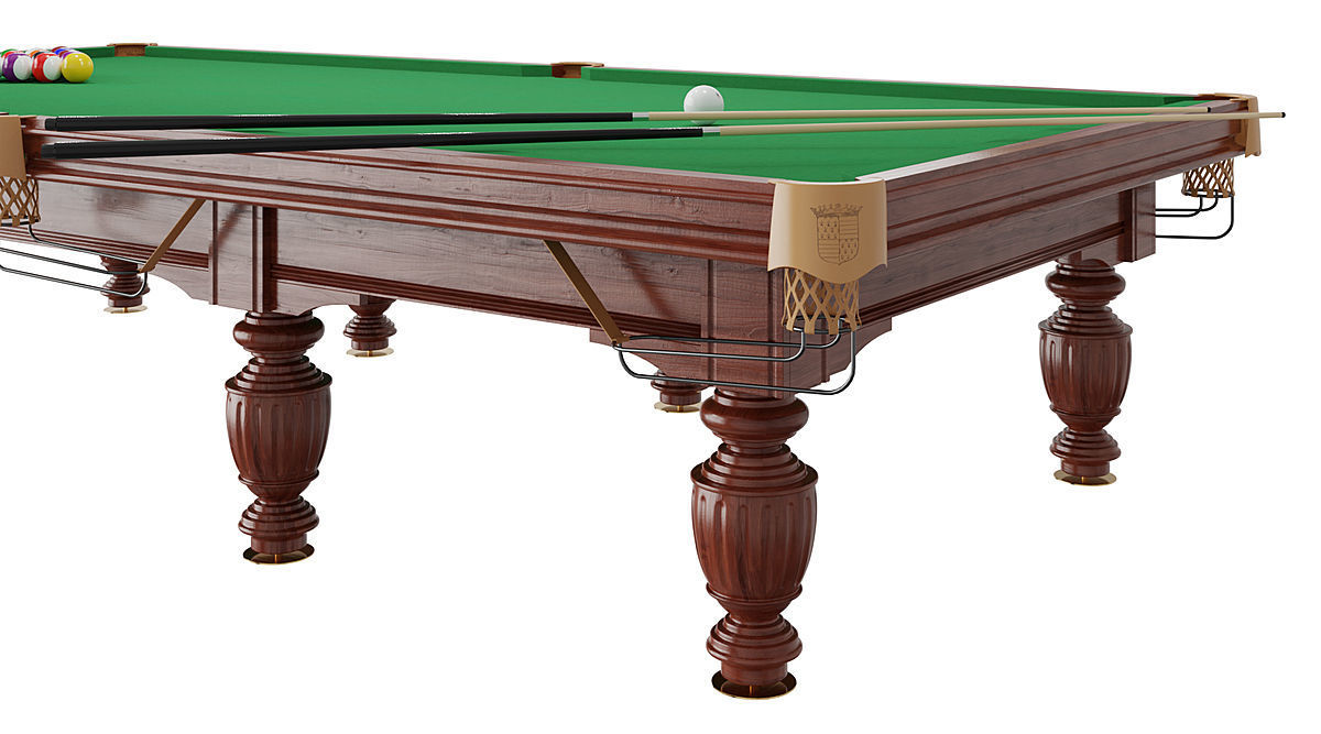 Classic Pool Table BLENDER 3D Model Cycles 3D model_1