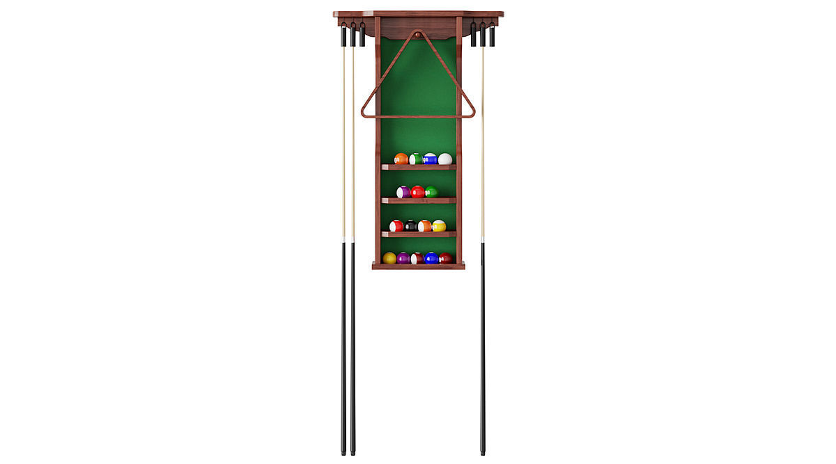 Classic Pool Table BLENDER 3D Model Cycles 3D model_2