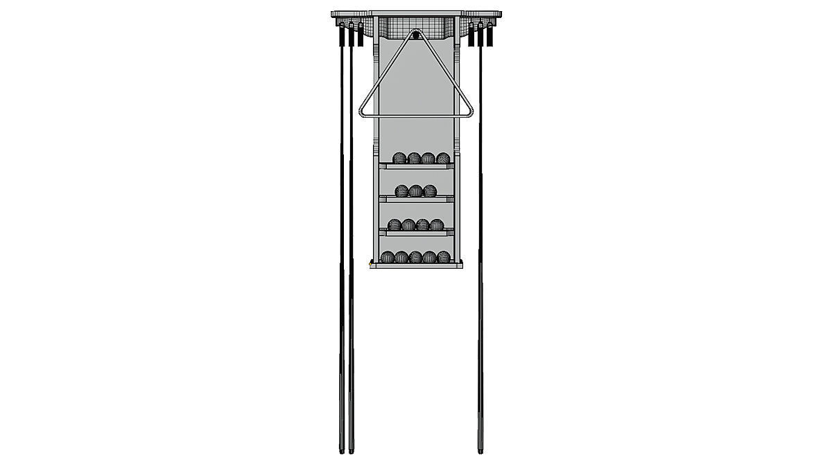 Classic Pool Table BLENDER 3D Model Cycles 3D model_3