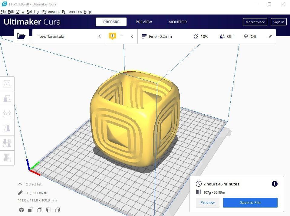 plant pot holder 86 3D print model_1