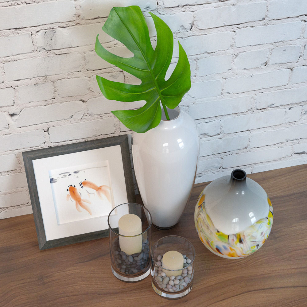 Vases set 04 3D model_2