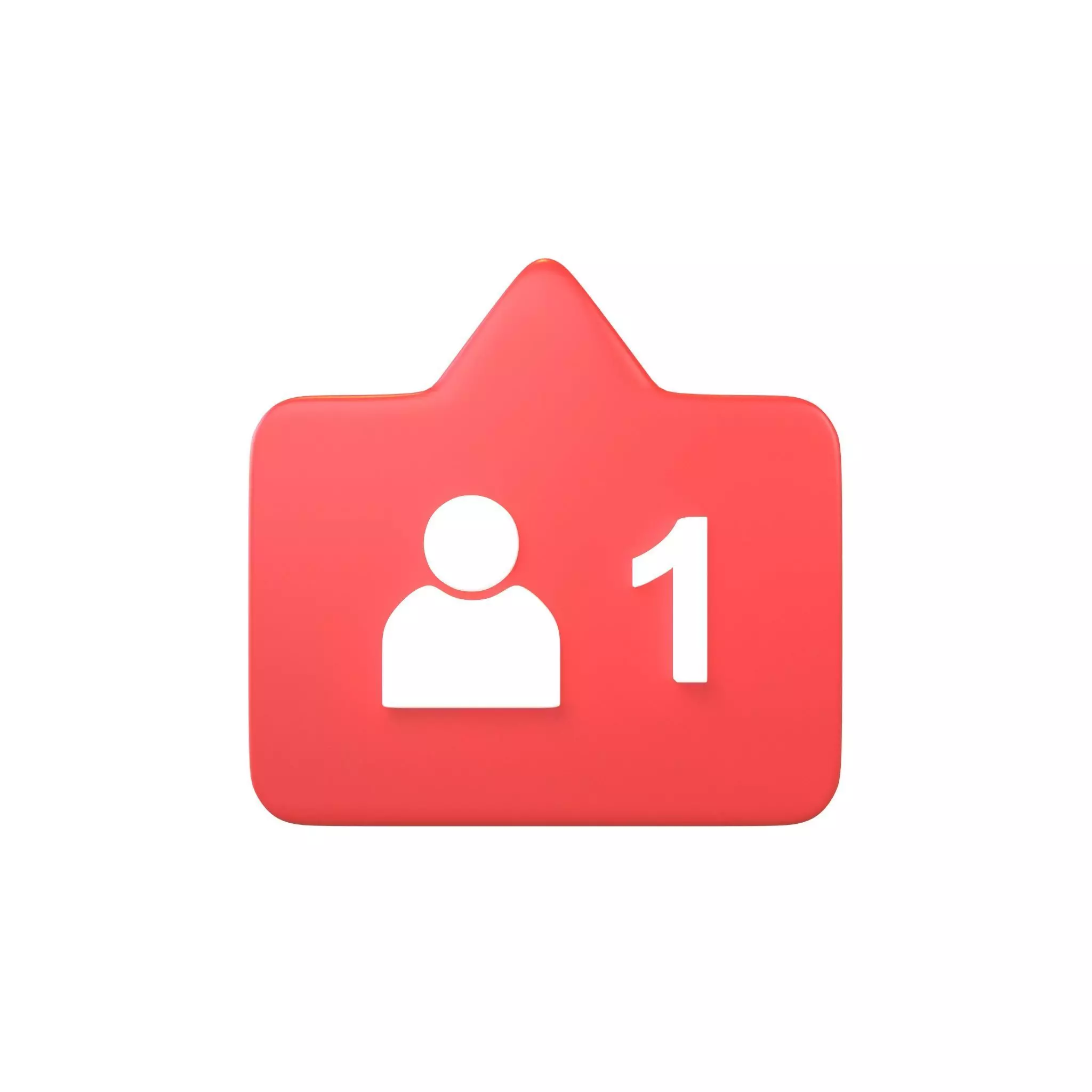 Socail Media Follower v2 001 Low-poly 3D model_0