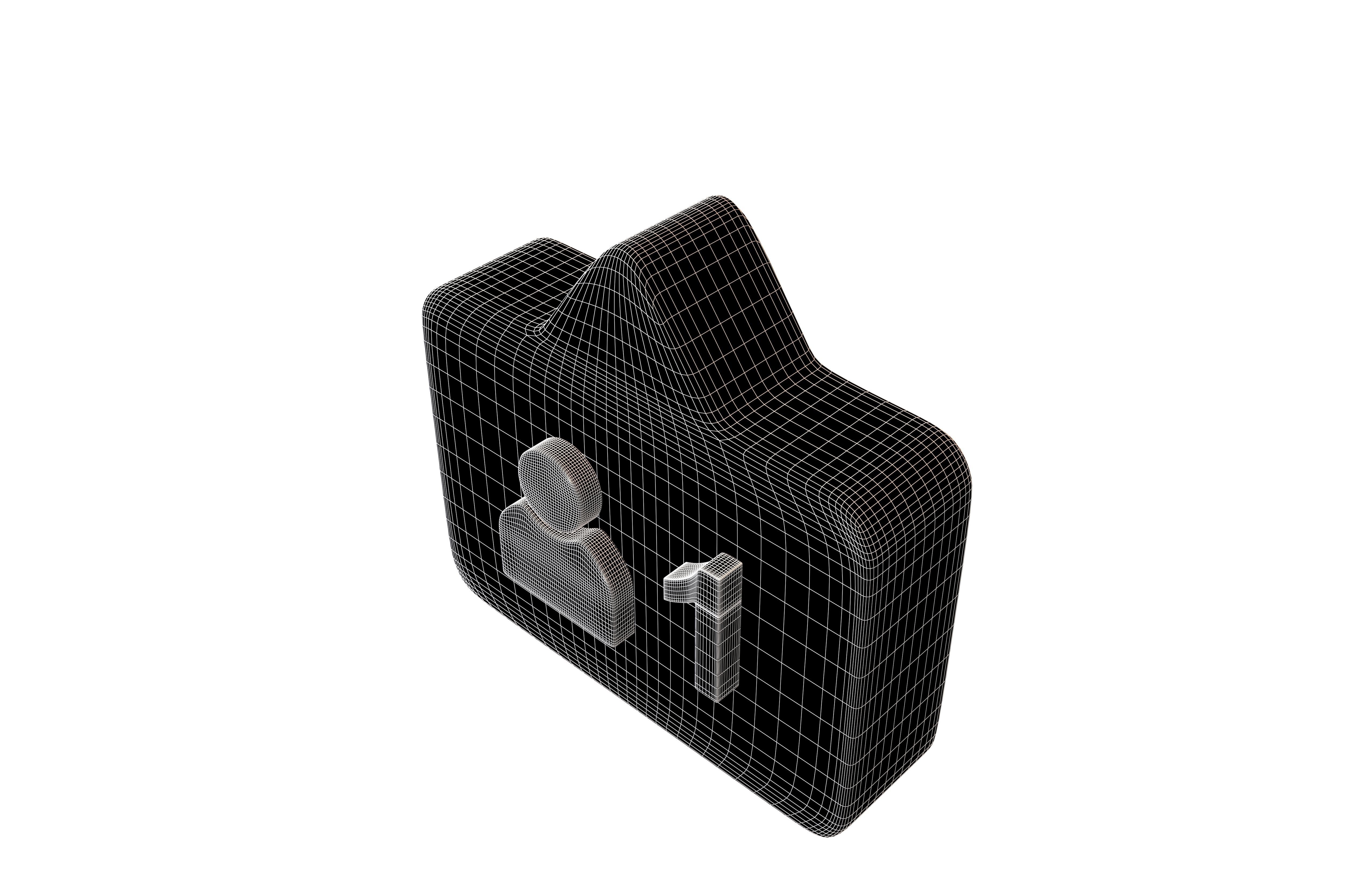 Socail Media Follower v2 001 Low-poly 3D model_4