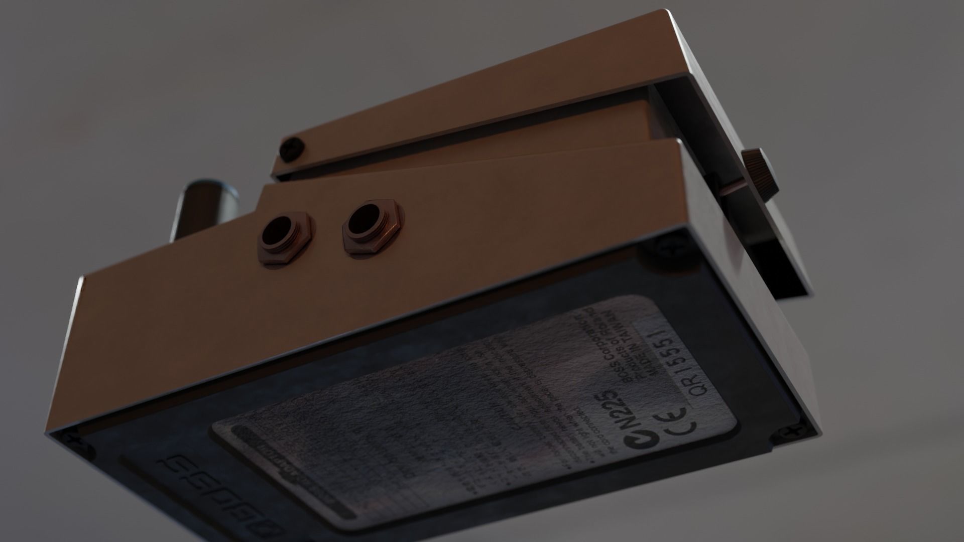 BOSS DD 3T guitar Processor 3D model_12