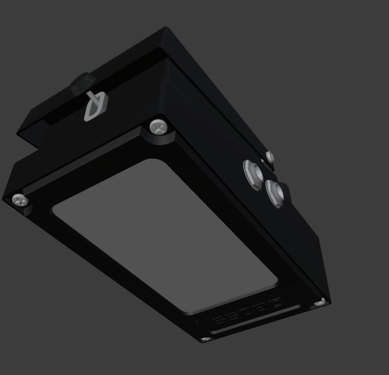 BOSS DD 3T guitar Processor 3D model_11