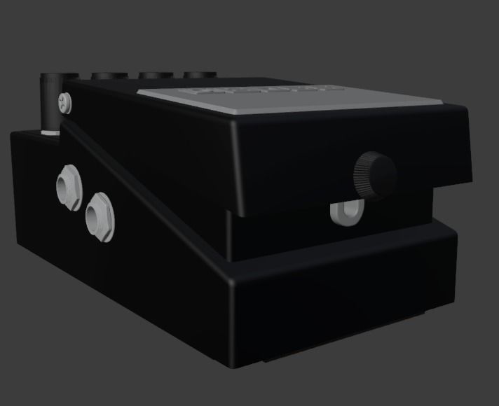 BOSS DD 3T guitar Processor 3D model_9