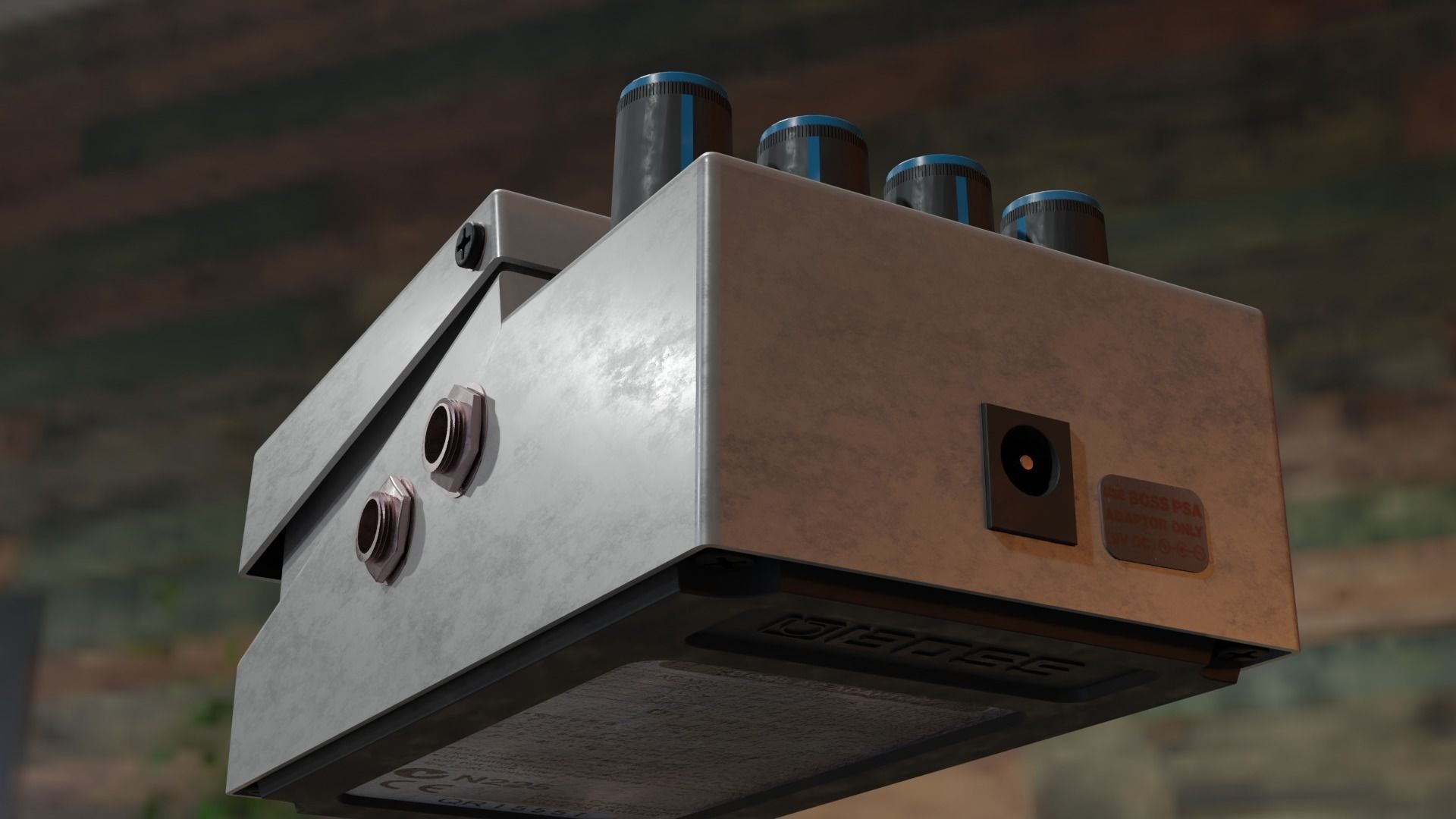 BOSS DD 3T guitar Processor 3D model_3