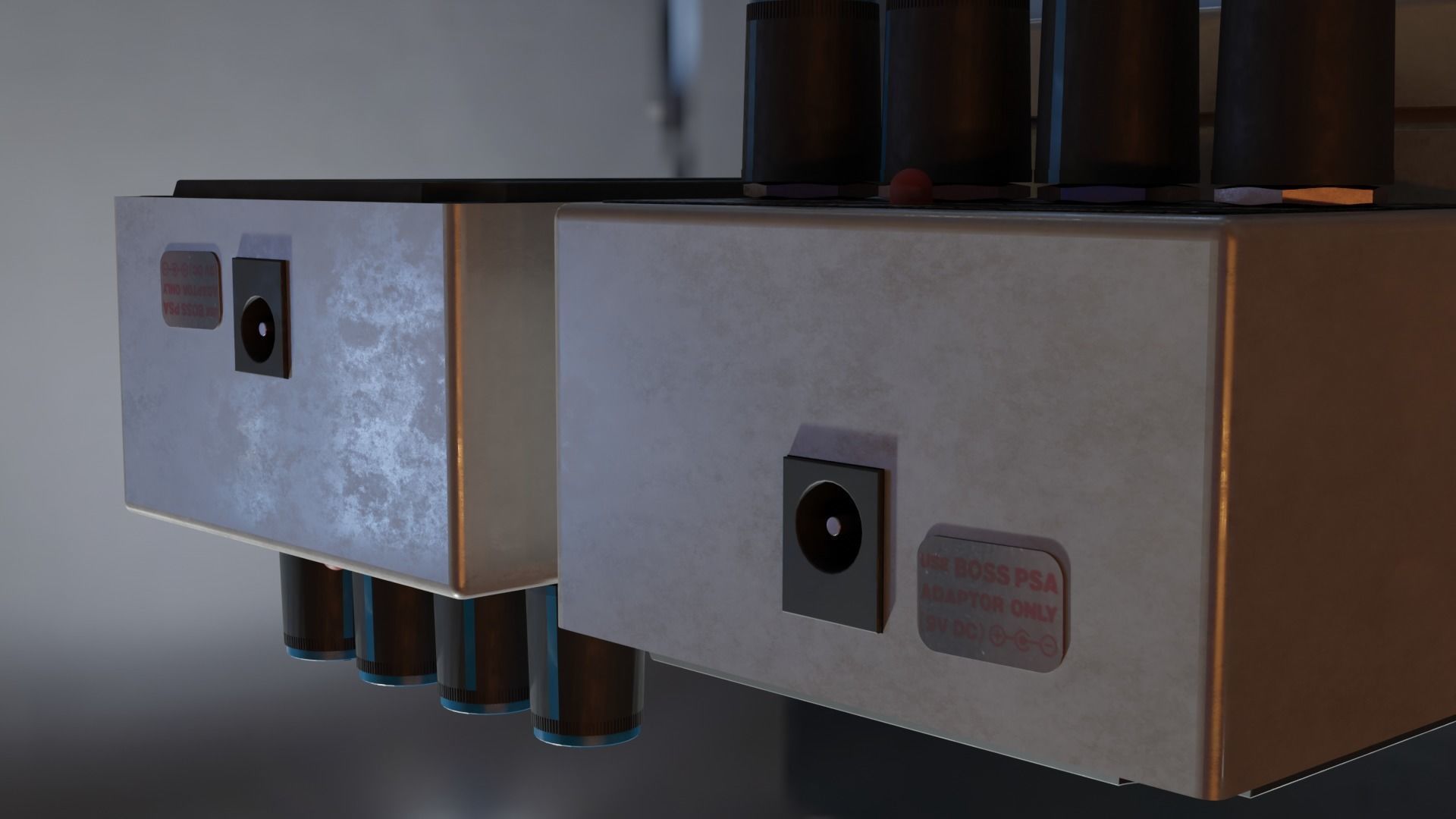 BOSS DD 3T guitar Processor 3D model_15