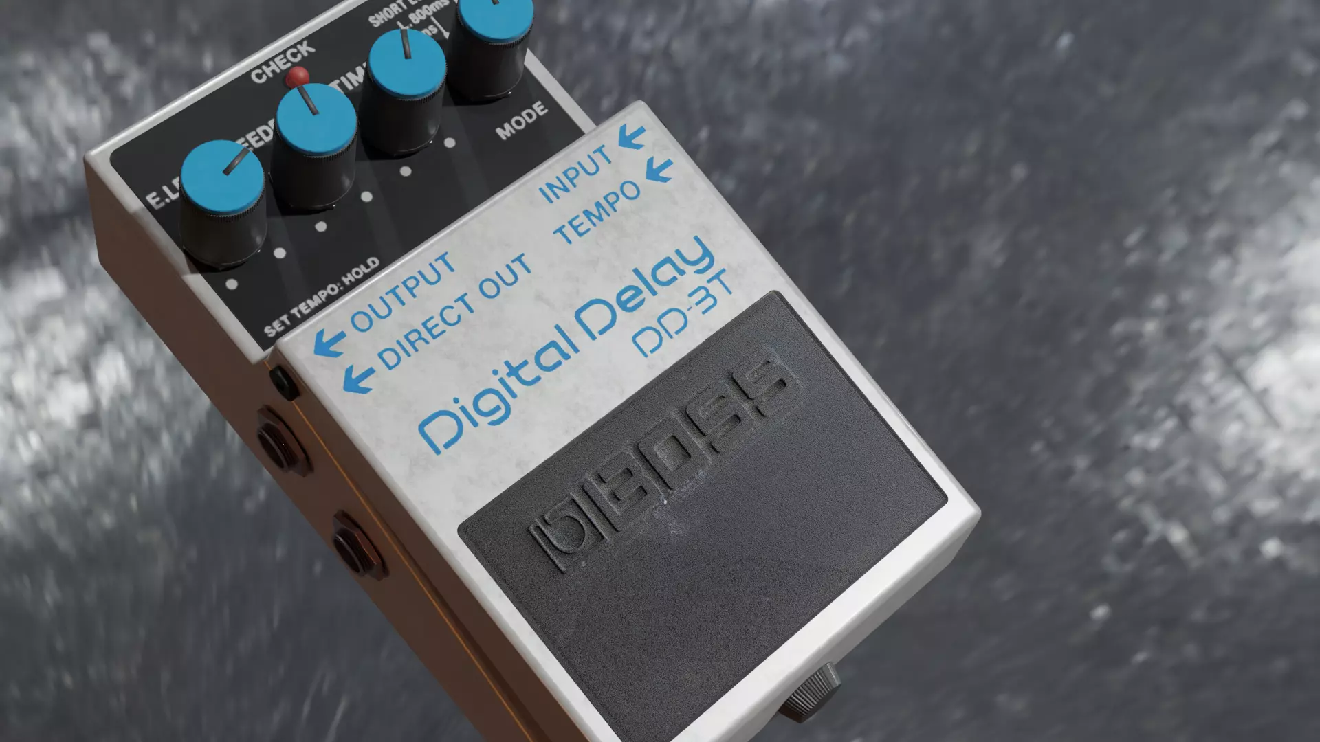 BOSS DD 3T guitar Processor 3D model_0