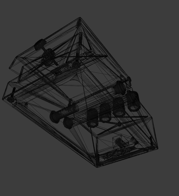 BOSS DD 3T guitar Processor 3D model_6