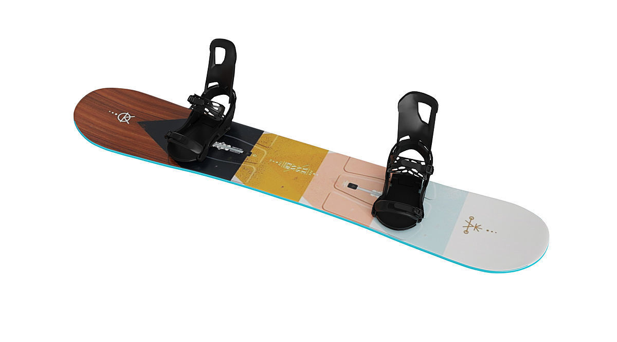 Snowboards BLENDER 3D Model Cycles 3D model_5