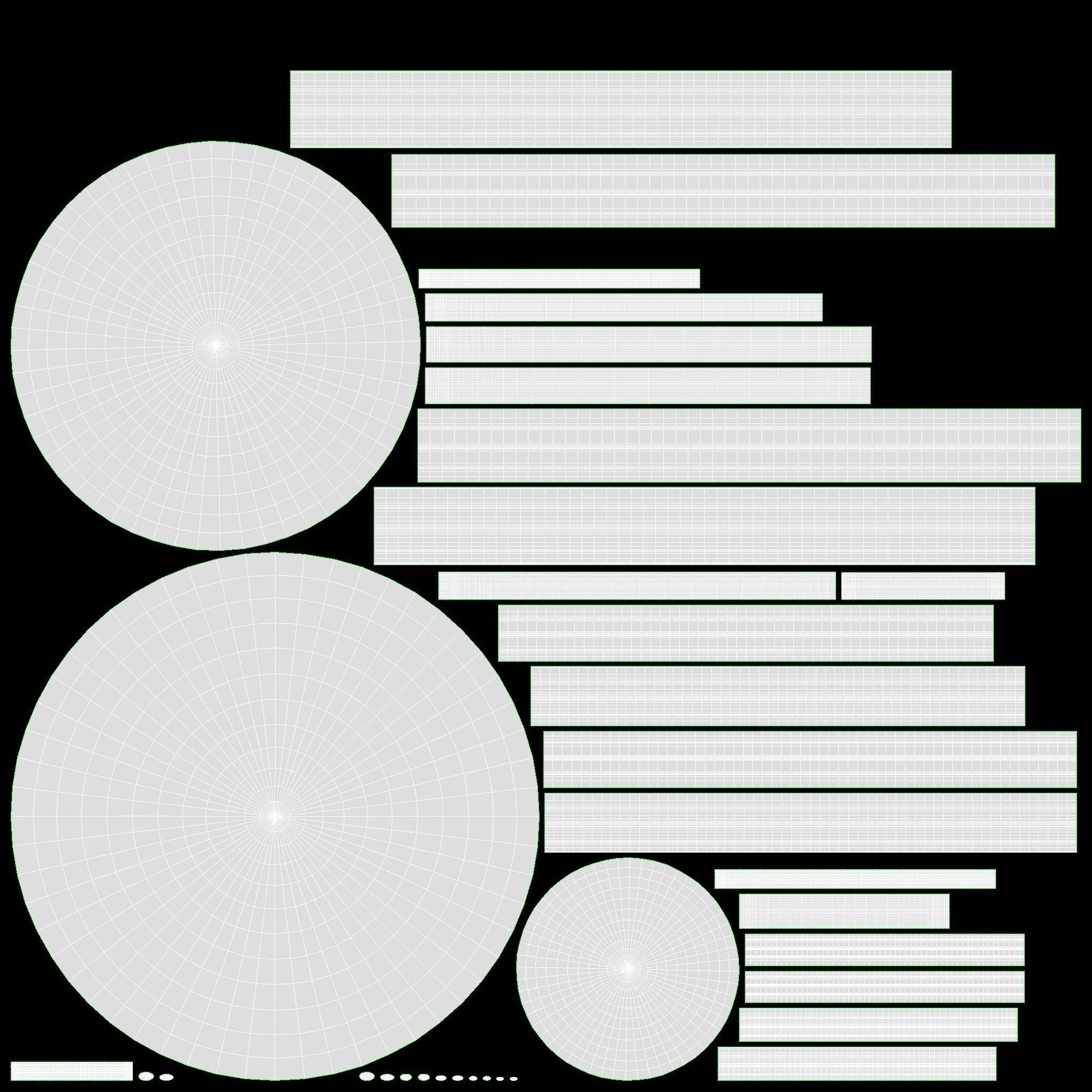 Mesh strainer set 3D model_13