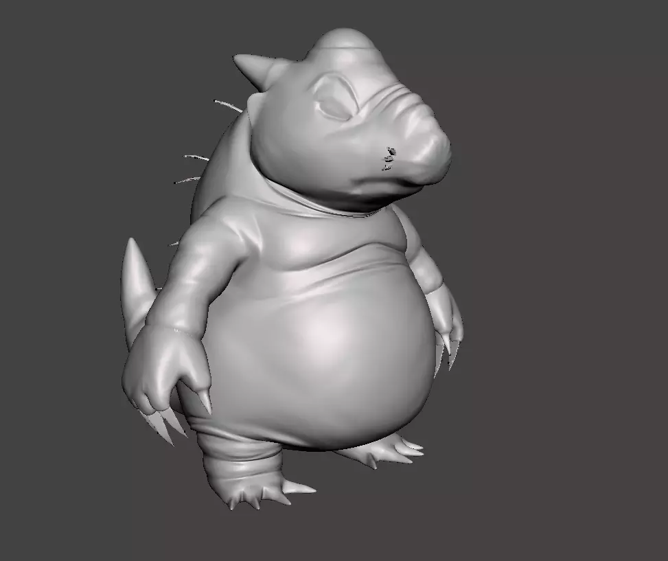 Naturon Shenron Mole form 3D Model 3D print model_0