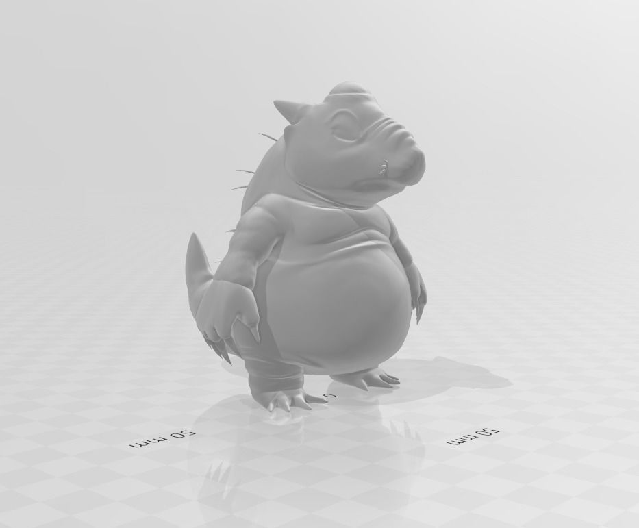 Naturon Shenron Mole form 3D Model 3D print model_2