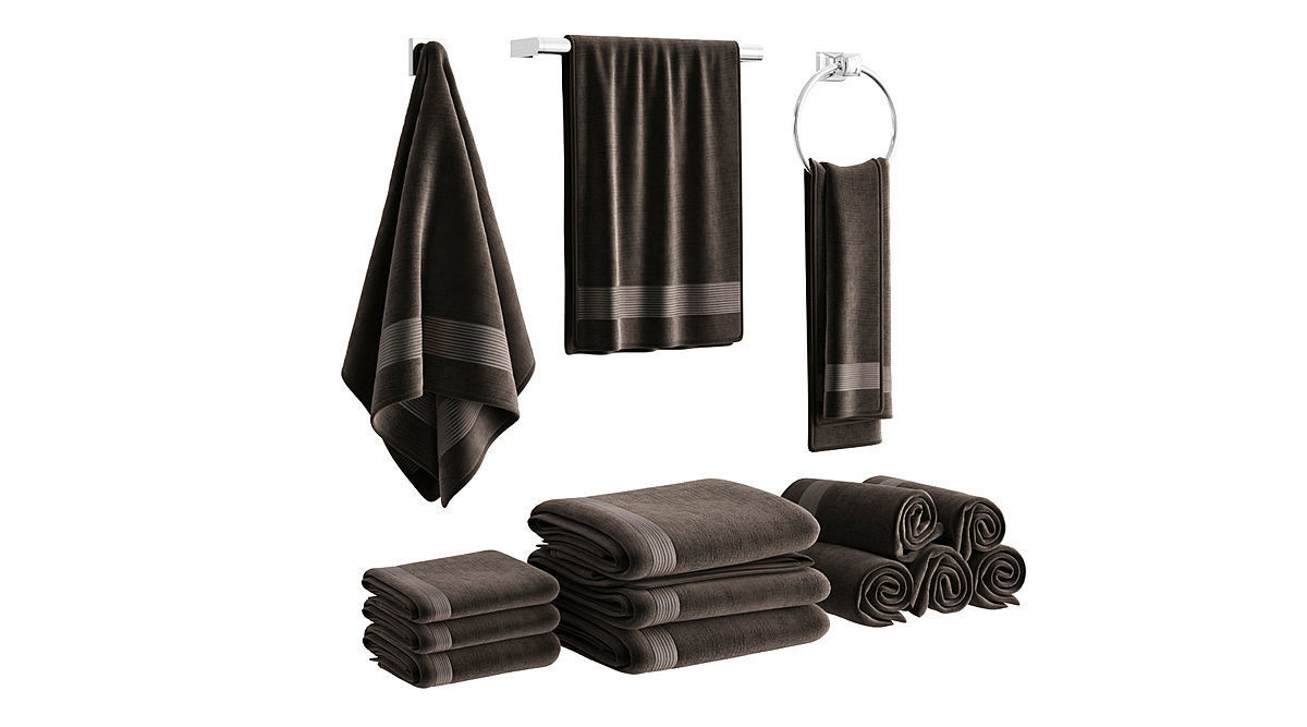 Towels BLENDER 3D Model Cycles 3D model_3